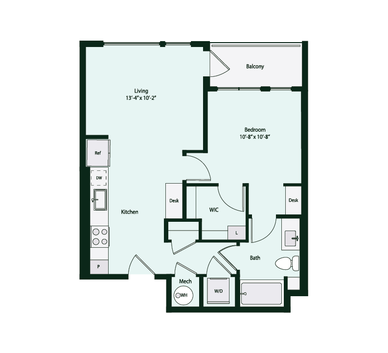 Floor plan layout diagram for E5